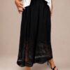Spodnie kuloty WENDY TRENDY tiul haft