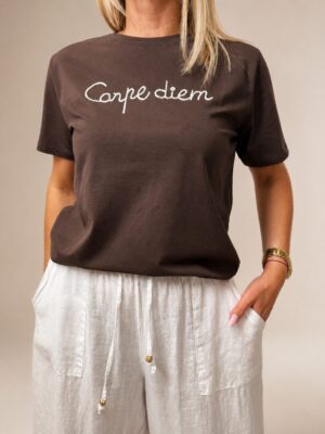 T-shirt bawełniany Carpie Diem