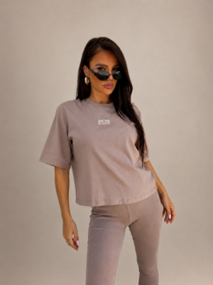 T-shirt BYME mokka