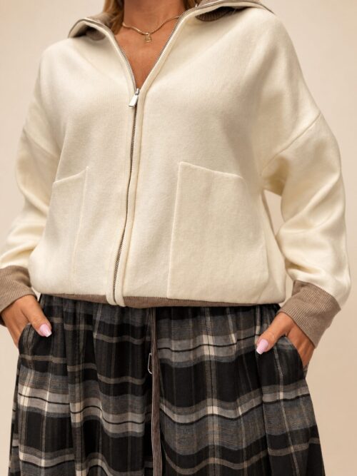 Sweter rozpinany BURRO