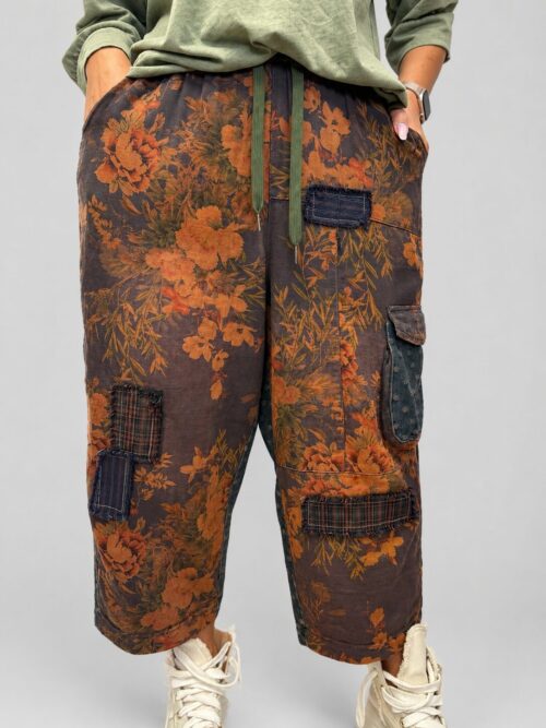 Spodnie Jeans Duo Kwiat