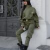3169aa6b-91eb-45d0-9f37-055fa5e1f103 3 Krótka katana jeansowa Lavestino z zamkiem i stoperami