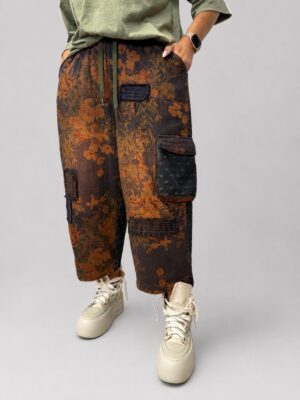 Spodnie Jeans Duo Kwiat