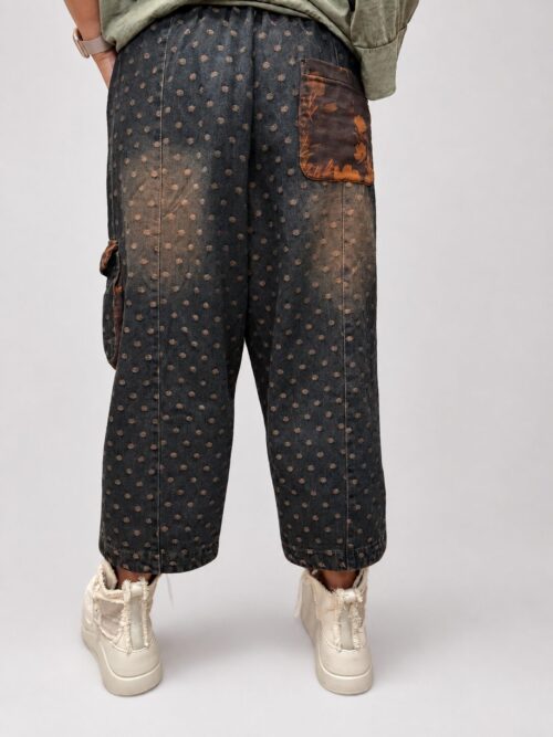 Spodnie Jeans Duo Kwiat