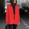 marynarka ME GUSTA jednorzędowa elegancka marynarka damska ME GUSTA marynarka damska oversize z klapami jednorzędowa marynarka damska z kieszeniami stylowa marynarka damska do codziennych stylizacji marynarka ME GUSTA rozmiar uniwersalny klasyczna marynarka damska z patkami