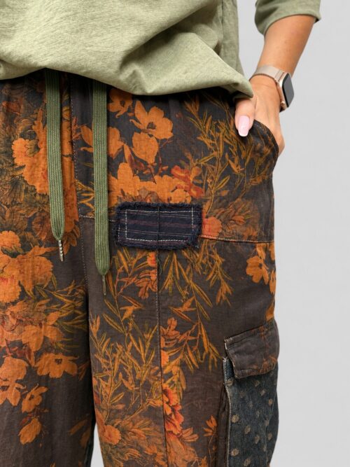 Spodnie Jeans Duo Kwiat