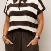 Sweterek Polo w paski