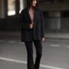 marynarka ME GUSTA jednorzędowa elegancka marynarka damska ME GUSTA marynarka damska oversize z klapami jednorzędowa marynarka damska z kieszeniami stylowa marynarka damska do codziennych stylizacji marynarka ME GUSTA rozmiar uniwersalny klasyczna marynarka damska z patkami