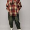 koszula na napy Long oversize długa koszula damska na napy koszula Long mokka latte czekolada jesienna czerwień koszula oversize w jesiennej kolorystyce dłuższa koszula na napy do stylizacji koszula damska z bawełną i akrylem koszula Long jako narzutka koszula na napy Butik Madzia Fashion