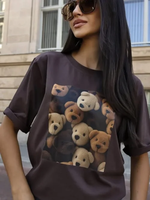 T-shirt BOCCA z aplikacją misiów