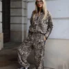 komplet dresowy panterka BOCCA bluza i spodnie