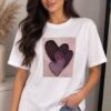 T-shirt BOCCA z aplikacją serca