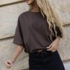 T-shirt BOCCA z haftowanym logo