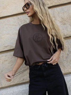 T-shirt BOCCA z haftowanym logo