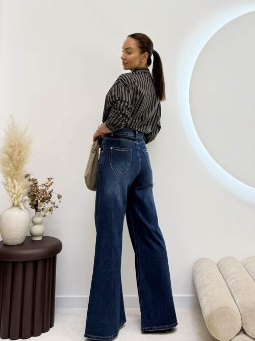 jeansy wide leg z wysokim stanem damskie jeansy wide leg ciemny denim szerokie jeansy damskie z wysokim stanem jeansy z szeroką nogawką damskie ciemne jeansy wide leg damskie eleganckie jeansy damskie z szeroką nogawką jeansy wide leg do koszuli damskie spodnie jeansowe wide leg