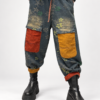 - Spodnie patchwork jeans i sztruks damskie - Spodnie damskie z kontrastowymi kieszeniami - Luźne spodnie patchwork damskie - Spodnie jeansowe ze sztruksowymi elementami - Spodnie z kwiatowym wzorem Butik Madzia Fashion