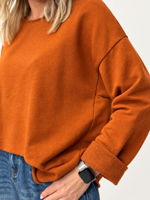 Bluza z bawełny pętelkowej WENDY TRENDY