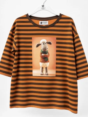 Bluzka MAGNES damska z nadrukiem Bluzka damska MAGNES rękaw 3/4 Bluzka MAGNES oversize z grafiką Bluzka MAGNES w paski z nadrukiem Bluzka damska z oryginalną grafiką MAGNES Bluzka MAGNES luźny fason Bluzka MAGNES Butik Madzia Fashion
