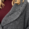 Sweter oversize damski produkcja Francja Miękki sweter damski z wełną Sweter oversize o przestrzennej fakturze Francuski sweter damski oversize Sweter damski Butik Madzia Fashion
