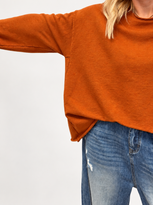 Bluza z bawełny pętelkowej WENDY TRENDY