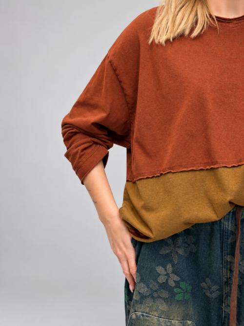 - Bluza patchwork JOY damska - Bawełniana bluza JOY damska - Bluza damska 100 procent bawełna - Luźna bluza patchwork damska - Bluza JOY Butik Madzia Fashion