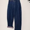 6A4D3D35-B3CA-44F8-996C-C37A11003403 spodnie BURRO denim z podszyciem duo spodnie jeansowe BURRO z kratką spodnie denim z wywijaną nogawką spodnie BURRO wysoki stan luźne spodnie jeansowe damskie spodnie denim z podszyciem w kratkę spodnie BURRO Butik Madzia Fashion damskie spodnie jeansowe z wysokim stanem