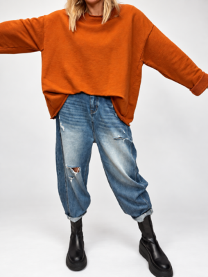 Bluza z bawełny pętelkowej WENDY TRENDY