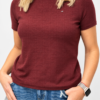 Półgolf JOY damski Bawełniany półgolf damski JOY Półgolf damski z krótkim rękawem Półgolf JOY z delikatną logówką Półgolf damski Butik Madzia Fashion