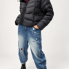 - Kurtka pikowana damska z dzianiną - Czarna kurtka pikowana damska - Kurtka damska na jesień i lekką zimę - Kurtka pikowana z kapturem damska - Kurtka przejściowa Butik Madzia Fashion