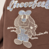 ABCBA3EF-AB8A-4AB3-A515-F91F2F2BCB38 Bluza bawełniana Cheers damska Czekoladowa bluza damska z aplikacją Bluza damska z pieskiem i połyskującymi detalami Bawełniana bluza damska rozmiar uniwersalny Bluza Cheers w kolorze czekoladowym Luźna bluza bawełniana ze ściągaczem