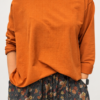 Bluzka WENDY TRENDY oversize z bawełny pętelkowej