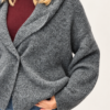 Sweter oversize damski produkcja Francja Miękki sweter damski z wełną Sweter oversize o przestrzennej fakturze Francuski sweter damski oversize Sweter damski Butik Madzia Fashion