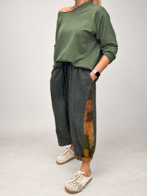 Bluzka WENDY TRENDY oversize z bawełny pętelkowej