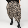 spodnie Simbady Panterka damskie szerokie spodnie damskie w panterkę spodnie panterka z gumką w pasie bawełniane spodnie Simbady luźne spodnie damskie animal print spodnie panterka Butik Madzia Fashion