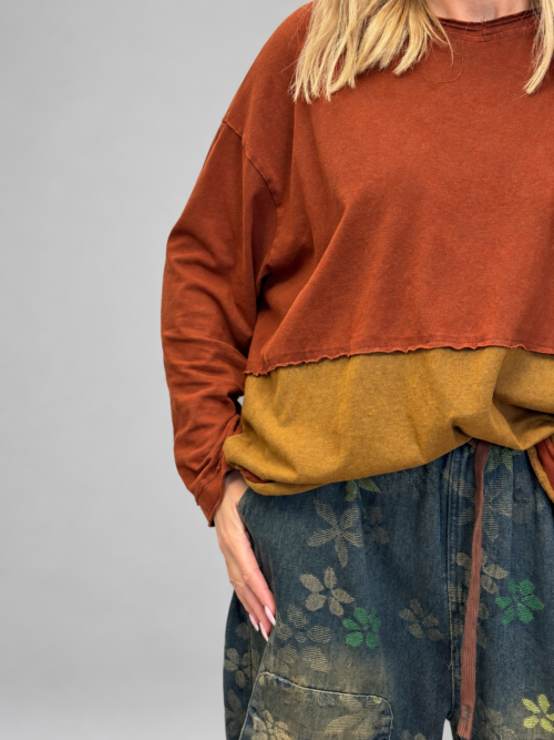 - Bluza patchwork JOY damska - Bawełniana bluza JOY damska - Bluza damska 100 procent bawełna - Luźna bluza patchwork damska - Bluza JOY Butik Madzia Fashion
