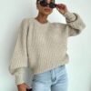Sweter BOCCA o grubym splocie