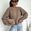 Sweter BOCCA o grubym splocie