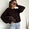 Sweter BOCCA o grubym splocie