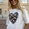 T-Shirt BOCCA Serce moro
