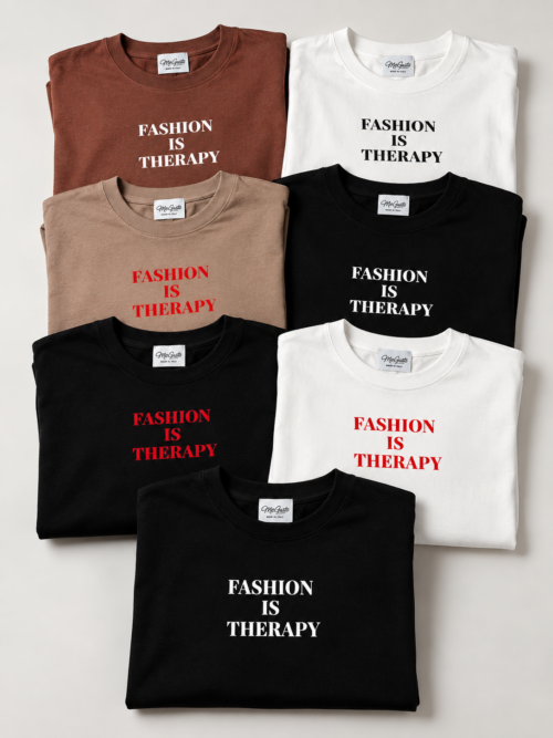 T-shirt Fashion Is Therapy ME GUSTA T-shirt damski oversize ME GUSTA Koszulka damska Fashion Is Therapy T-shirt ME GUSTA polska produkcja Oversizowy T-shirt damski z napisem T-shirt damski ME GUSTA Fashion Is Therapy