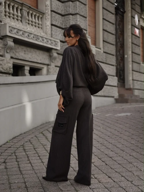 Bluzka oversize w prążek LA VESTINO