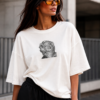 T-shirt Marilyn Monroe ME GUSTA T-shirt damski z nadrukiem ME GUSTA Oversizowy T-shirt damski ME GUSTA T-shirt damski z portretowym nadrukiem T-shirt ME GUSTA polska produkcja Koszulka damska oversize z grafiką