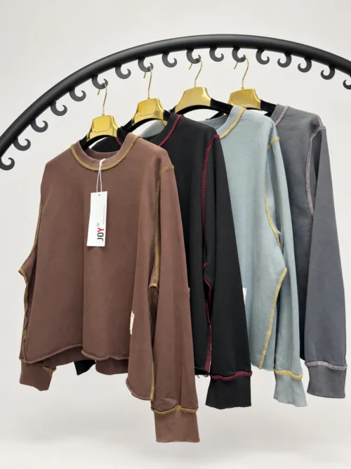 Bluza JOY z kontrastowymi przeszyciami