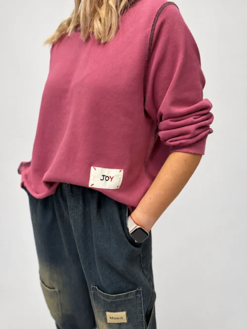 Bluza JOY z kontrastowymi przeszyciami