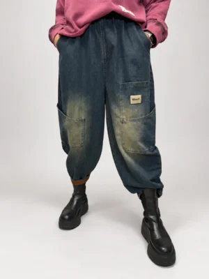 Spodnie jeansowe Vintage Cargo