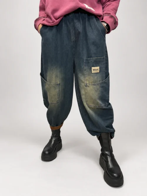 Spodnie jeansowe Vintage Cargo