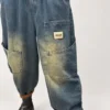 Spodnie jeansowe Vintage Cargo