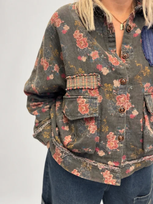 Koszula Patchwork Róża