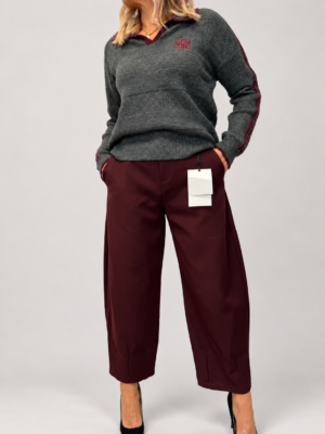 Sweter z ażurową fakturą